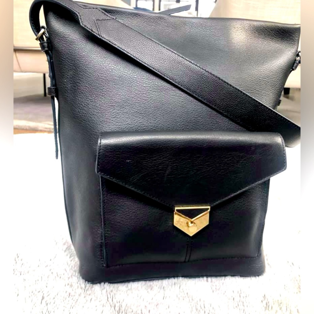 Stella & Dot Leather Covet Bucket Bag/Purse